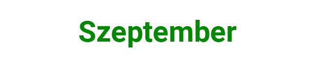 Szeptember﻿
