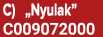 C) „Nyulak” C009072000