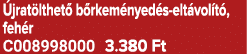  jrat lthet b rkem nyed s elt vol t , feh r C008998000 3.380 Ft