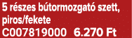 5 r szes b tormozgat szett, piros/fekete C007819000 6.270 Ft