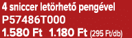 4 sniccer let rhet peng vel P57486T000 1.580 Ft 1.180 Ft (295 Ft/db)