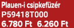Plauen i csipkef z r P59418T000 6.780 Ft 6.260 Ft