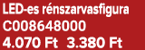 LED es r nszarvasfigura C008648000 4.070 Ft 3.380 Ft