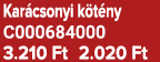 Kar csonyi k t ny C000684000 3.210 Ft 2.020 Ft