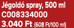 J gold spray, 500 ml C008334000 3.040 Ft (608 Ft/100 ml)