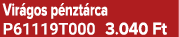 Vir gos p nzt rca P61119T000 3.040 Ft