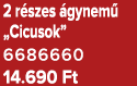 2 r szes gynem  „Cicusok” 6686660 14.690 Ft