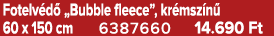 Fotelv d „Bubble fleece”, kr msz n  60 x 150 cm 6387660 14.690 Ft
