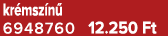 kr msz n 6948760 12.250 Ft