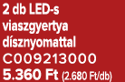 2 db LED s viaszgyertya d sznyomattal C009213000 5.360 Ft (2.680 Ft/db)