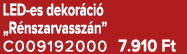 LED es dekor ci „R nszarvassz n” C009192000 7.910 Ft