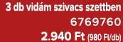 3 db vid m szivacs szettben 6769760 2.940 Ft (980 Ft/db)