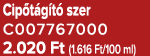 Cip t g t szer C007767000 2.020 Ft (1.616 Ft/100 ml)
