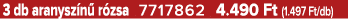 3 db aranysz n r zsa 7717862 4.490 Ft (1.497 Ft/db)