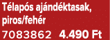 T lap s aj nd ktasak, piros/feh r 7083862 4.490 Ft
