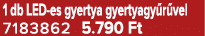 1 db LED es gyertya gyertyagy r vel 7183862 5.790 Ft