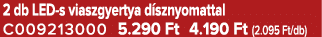 2 db LED s viaszgyertya d sznyomattal C009213000 5.290 Ft 4.190 Ft (2.095 Ft/db)