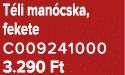 T li man cska, fekete C009241000 3.290 Ft