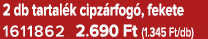2 db tartal k cipz rfog , fekete 1611862 2.690 Ft (1.345 Ft/db)