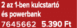 2 az 1 ben kulcstart  s powerbank 7645662 5.390 Ft