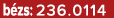 b zs: 236.0114