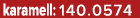 karamell: 140.0574
