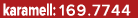 karamell: 169.7744