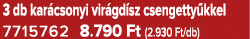 3 db kar csonyi vir gd sz csengetty kkel 7715762 8.790 Ft (2.930 Ft/db)