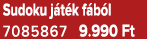 Sudoku j t k f b l 7085867 9.990 Ft