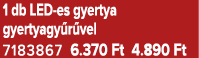 1 db LED es gyertya gyertyagy r vel 7183867 6.370 Ft 4.890 Ft