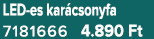 LED es kar csonyfa 7181666 4.890 Ft