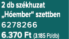 2 db sz khuzat „H ember“ szettben 6278266 6.370 Ft (3.185 Ft/db)