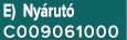 E) Ny rut C009061000
