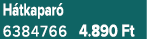 H tkapar 6384766 4.890 Ft