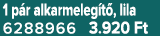 1 p r alkarmeleg t , lila 6288966 3.920 Ft