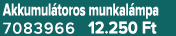 Akkumul toros munkal mpa 7083966 12.250 Ft