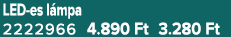 LED es l mpa 2222966 4.890 Ft 3.280 Ft