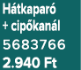 H tkapar + cip kan l 5683766 2.940 Ft