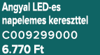 Angyal LED es napelemes kereszttel C009299000 6.770 Ft