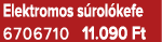 Elektromos s rol kefe 6706710 11.090 Ft