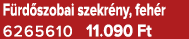 F rd szobai szekr ny, feh r 6265610 11.090 Ft