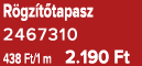 R gz t tapasz 2467310 438 Ft/1 m 2.190 Ft