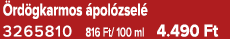  rd gkarmos pol zsel  3265810 816 Ft/ 100 ml 4.490 Ft