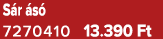 S r s  7270410 13.390 Ft
