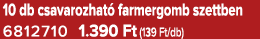 10 db csavarozhat farmergomb szettben 6812710 1.390 Ft (139 Ft/db)