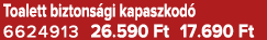 Toalett biztons gi kapaszkod 6624913 26.590 Ft 17.690 Ft