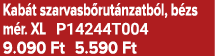 Kab t szarvasb rut nzatb l, b zs m r. XL P14244T004 9.090 Ft 5.590 Ft