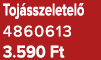 Toj sszeletel 4860613 3.590 Ft