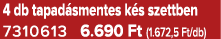 4 db tapad smentes k s szettben 7310613 6.690 Ft (1.672,5 Ft/db)