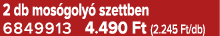 2 db mos goly szettben 6849913 4.490 Ft (2.245 Ft/db)